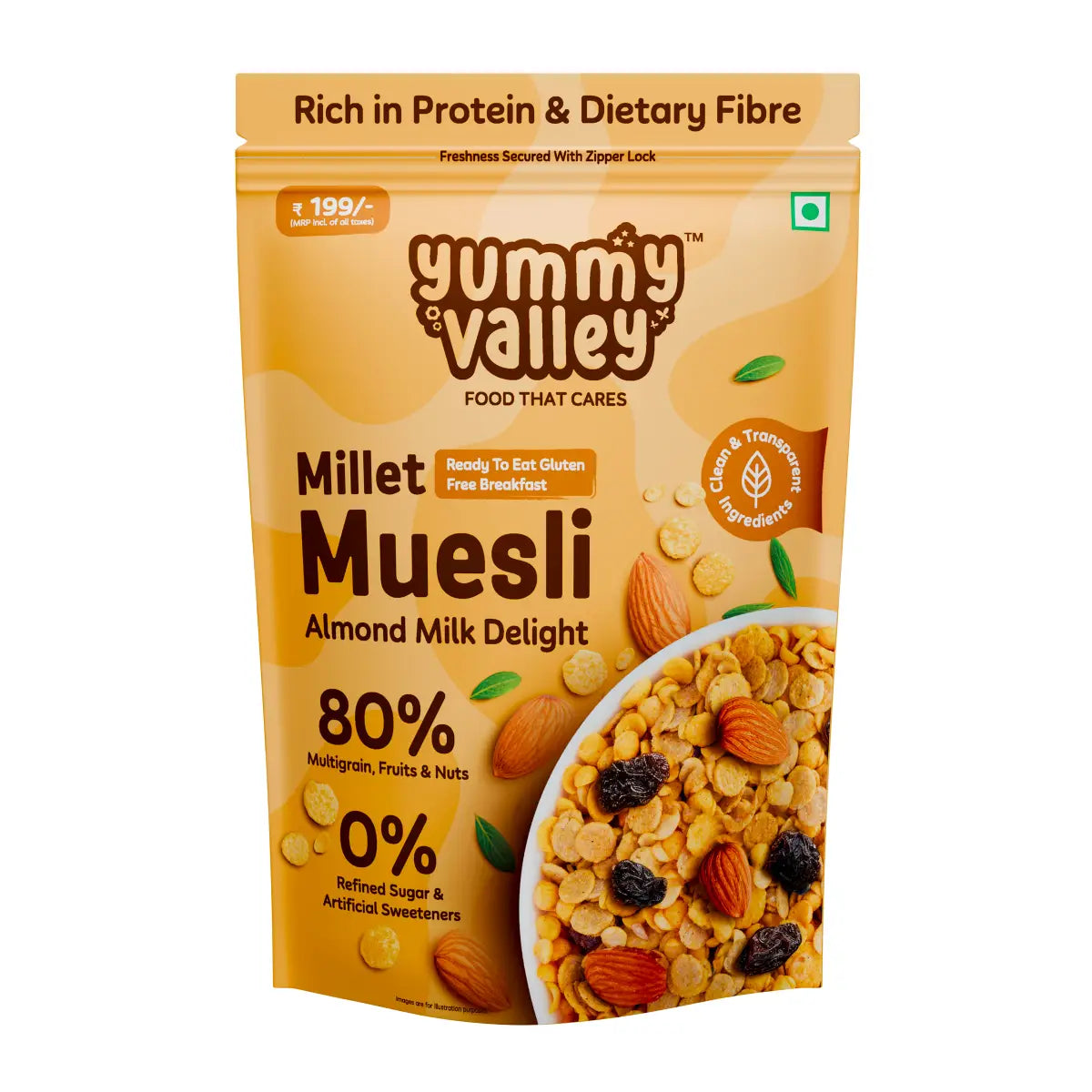Millet Muesli - Almond Milk Delight